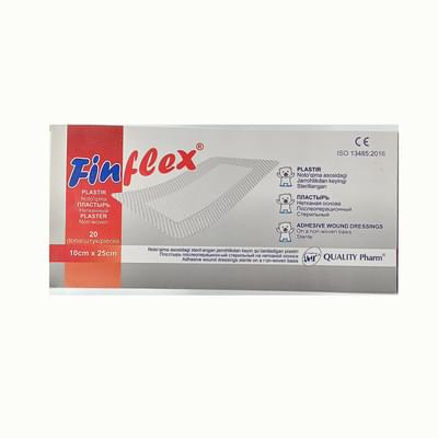 Пластырь хирургический Finflex на нетканной основе 10 см х 25 см 20 шт.