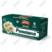Купить Фиточай Munis Ромашка по 1 г №25 (фильтр-пакеты) Фиточай Munis Ромашка по 1 г №25 (фильтр-пакеты)