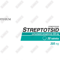 Sotib olish Streptotsid Galichfarm 300 mg № 30 tabletkalar (3 blister х 10 tabletka) Streptotsid Galichfarm 300 mg № 30 tabletkalar (3 blister х 10 tabletka)