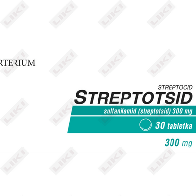 Streptotsid Galichfarm 300 mg № 30 tabletkalar (3 blister х 10 tabletka)