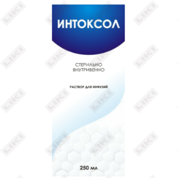 Intoksol eritmasi D / inf. 250 ml (shisha)