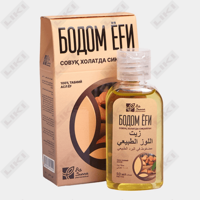 Bodom yog'i as-sunna har biri 50 ml (shisha)