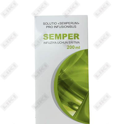 D/infning semper eritmasi. 200 ml (shisha)