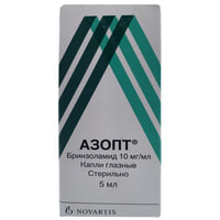 Azopt ko'z tomchilari 10 mg/ml, 5 ml (shisha)