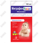 Миграфен Киддо со вкусом банана суспензия д/внут. прим. 100 мг / 5 мл по 100 мл (флакон)