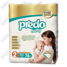 Подгузники Predo Baby размер 2, 3-6 кг, 76 шт.