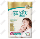 Подгузники Predo Baby размер 4, 7-18 кг, 60 шт.