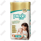 Подгузники Predo Baby размер 2, 3-6 кг, 44 шт.