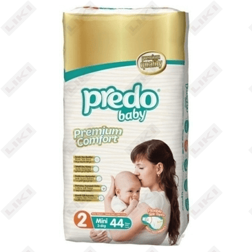 Подгузники Predo Baby размер 2, 3-6 кг, 44 шт.