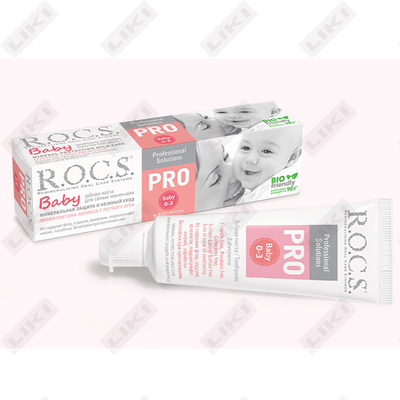 Зубная паста детская R.O.C.S. PRO Baby Минеральная защита и нежный уход 45 г