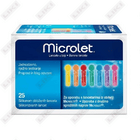 Ланцеты Microlet цветные 25 шт