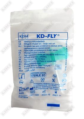 Катетер KD-Fly Бабочка-минивен 21G