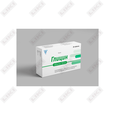 Glitsin Bahor farmatsevtika 100 mg № 20 tabletkalar (2 blister х 10 tabletka)