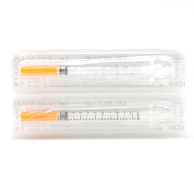 Insulin shprits KD-Ject III (KD-Jekt III) 1 ml