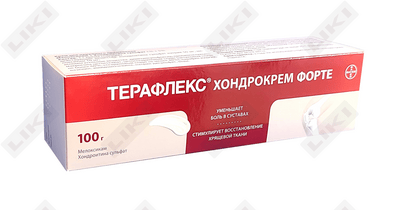 Teraflex Xondrokrem Forte krem D / tashqi. taxminan har biri 100 g (Tuba)