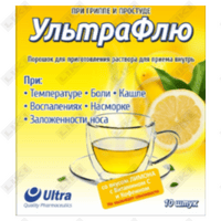 Купить Ультрафлю порошок д/внут. прим. №10 (саше) Ультрафлю порошок д/внут. прим. №10 (саше)