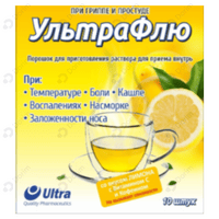 Купить Ультрафлю порошок д/внут. прим. №10 (саше) Ультрафлю порошок д/внут. прим. №10 (саше)