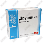 Drualiks kapsulalari 60 mg №28 (4 blister х 7 kapsula)