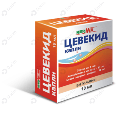 Цевекид капли орал. по 10 мл (флакон)