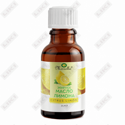 Efir moyi mirrolla limon 25 ml