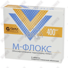 М-Флокс таблетки по 400 мг №5 (блистер)