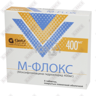 M-Phlox tabletkalari 400 mg №5 (blister)