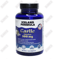 Iceland Formula чесночное масло без запаха капсулы по 500 мг №200 (флакон)