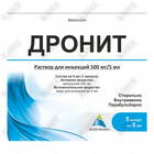 Купить Дронит раствор д/ин. 500 мг / 5 мл по 5 мл №5 (ампулы) Дронит раствор д/ин. 500 мг / 5 мл по 5 мл №5 (ампулы)