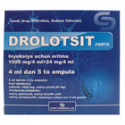 Drolotsit Forte inyeksiya uchun eritma 1000 mg / 4 ml + 24 mg / 4 ml, 4 ml № 5 (ampulalar)
