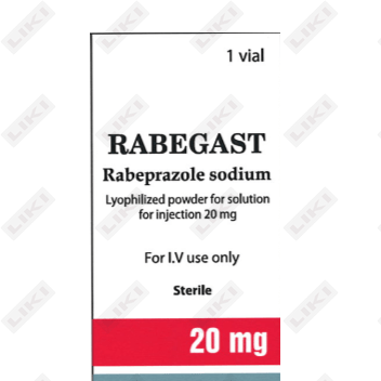 Rabegast muzlatilgan quritilgan D/in kukuni. 20 mg (shisha)