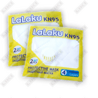Bolalar uchun Lalaku KN 95 respirator niqobi 1 dona.