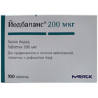 Sotib olish Yodbalans tabletkalari 200 mkg №100 (4 blister х 25 tabletka) Yodbalans tabletkalari 200 mkg №100 (4 blister х 25 tabletka)