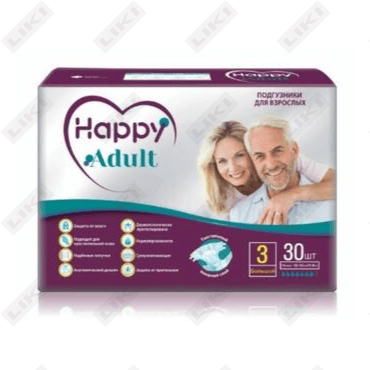 Happy Adult kattalar tagliklari hajmi l 30 dona