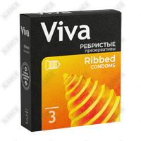 Презервативы Viva Ребристые 12 шт.