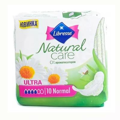 Прокладки ежедневные Libresse Natural Care Ultra Normal 10 шт.