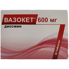 Vasoket  tabletkalari 600 mg №30 (2 blister x 15 tabletka)