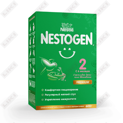 Смесь молочная Nestogen Premium 2 с 6 месяцев 600 г