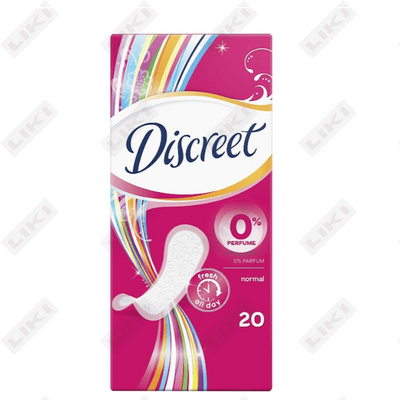 Sanitariya ayollar Discreet normal 20 dona prokladkalar