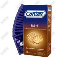 Sotib olish Contex Relief prezervativlari 12 dona Contex Relief prezervativlari 12 dona