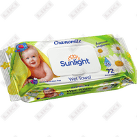 Купить Салфетки влажные Sunlight Ромашка 72 шт. Салфетки влажные Sunlight Ромашка 72 шт.
