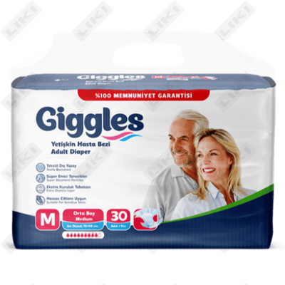 Подгузники для взрослых Giggles размер M 30 шт