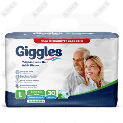 Kattalar tagliklari Giggles hajmi l 30 dona
