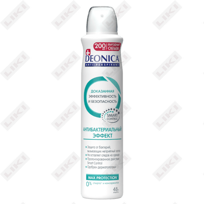 Antiperspirant ayol Deonica antibakterial ta'siri 200 ml