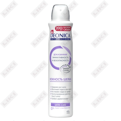Antiperspirant ayol Deonica ipakning nozikligi 200 ml