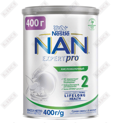 Aralash sutli chaqaloq Bellact Immunis 2 + 6 oydan 400 g gacha