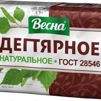 Мыло туалетное Весна Дегтярное 140 г