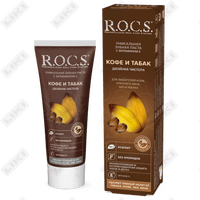 Купить Зубная паста R.O.C.S. Кофе и табак 74 г Зубная паста R.O.C.S. Кофе и табак 74 г