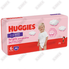 Подгузники-трусики для детей Huggies Pants 6 для девочек от 15 до 25 кг 44 шт