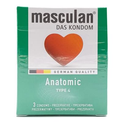 Prezervativlar Masculan Anatomik (Maskulan Anatomik) 3 dona.