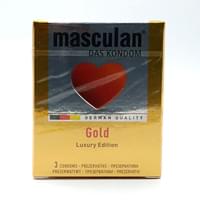 Prezervativlar Masculan Gold Luxury Edition (Maskulan Gold Luxury Edition) 3 dona.